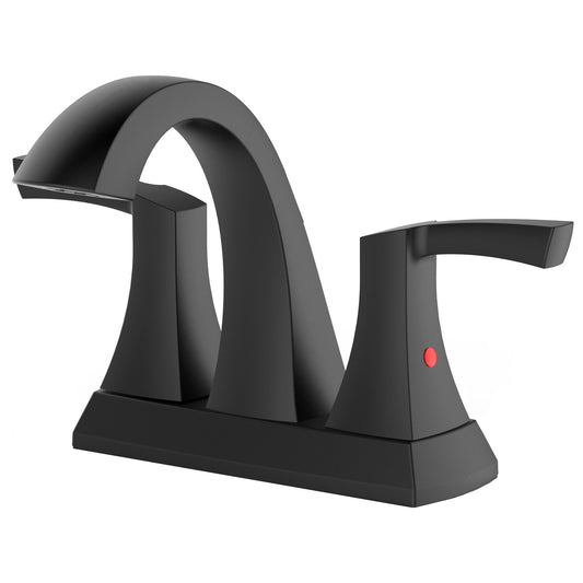 Modern Bathroom or Bar Faucet LB24M Matte Black - Faucets