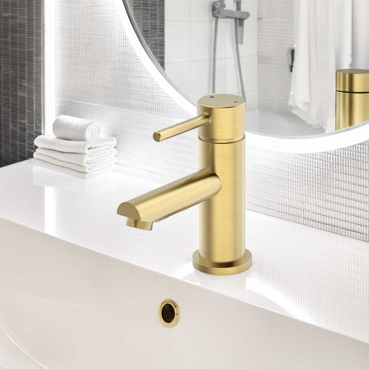 Modern Bathroom or Bar Faucet LB9G Gold - Faucets