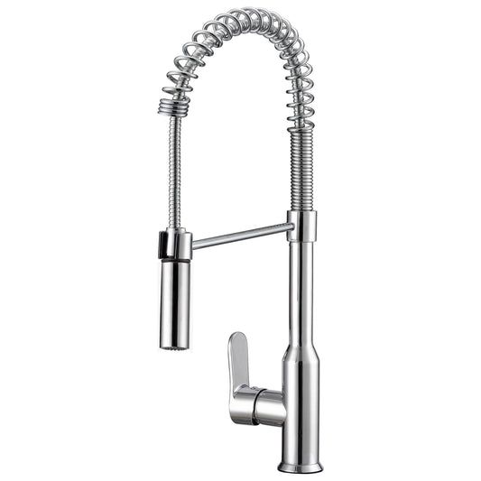 Modern Spring-Type Kitchen Faucet LK18C Chrome - Faucets