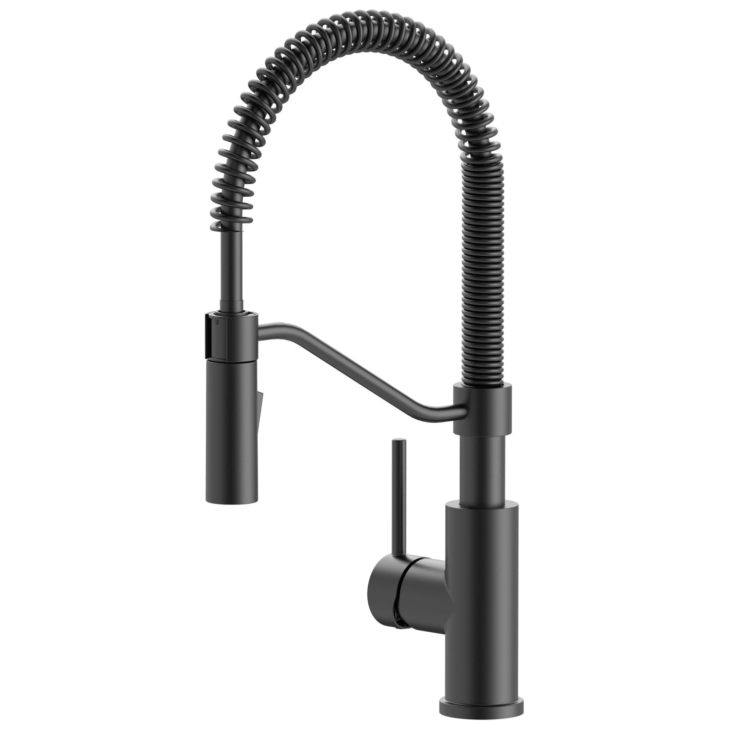 Modern Spring-Type Kitchen Faucet LK20M Matte Black - Faucets
