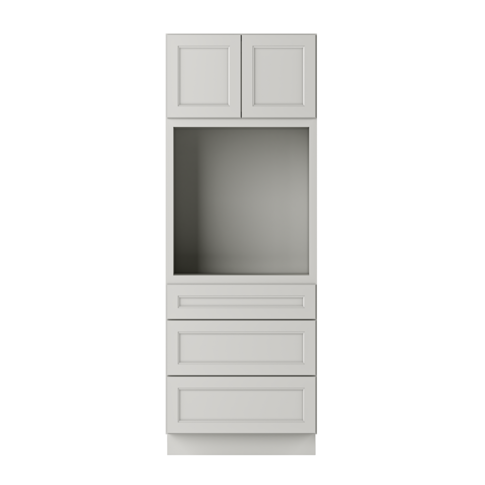 Oven Kitchen Cabinet OC3084 Milan Pearl 30 in. width 84 in. height 24 in. depth - Kitchen Cabinets