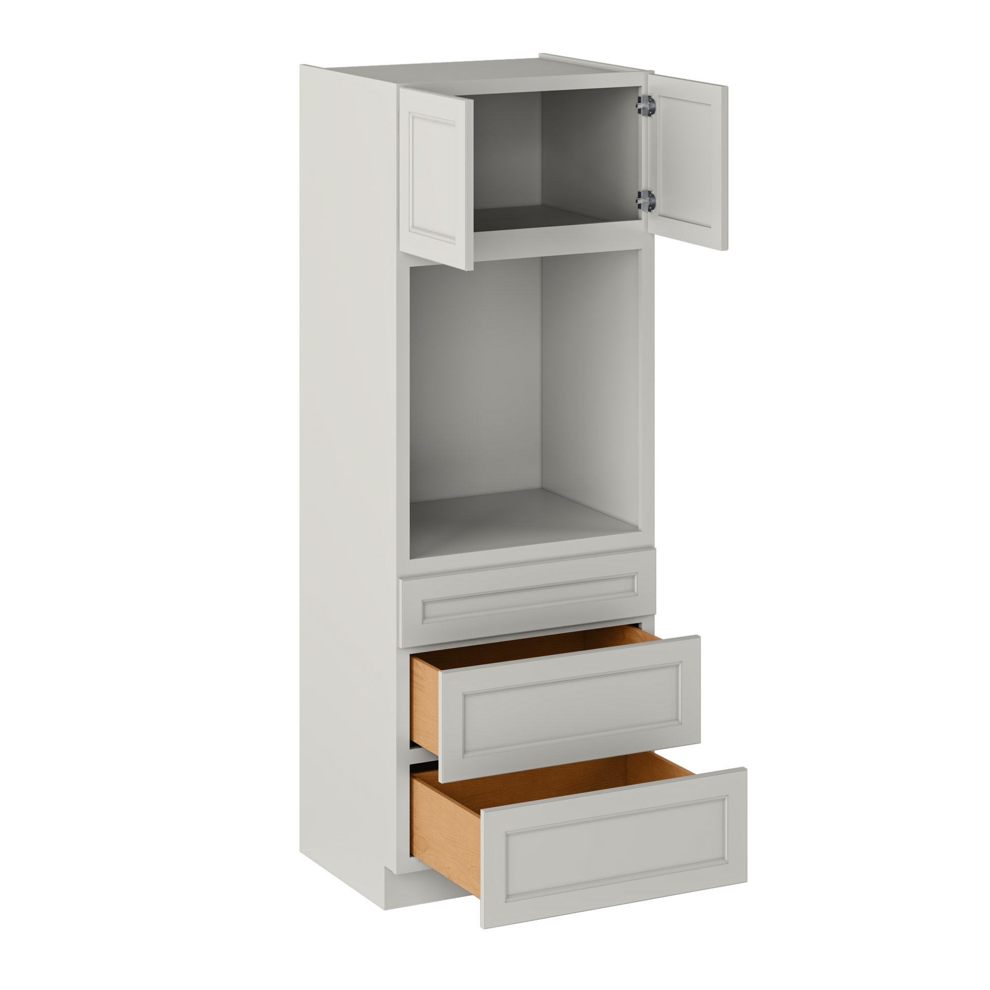 Oven Kitchen Cabinet OC3084 Milan Pearl 30 in. width 84 in. height 24 in. depth - Kitchen Cabinets