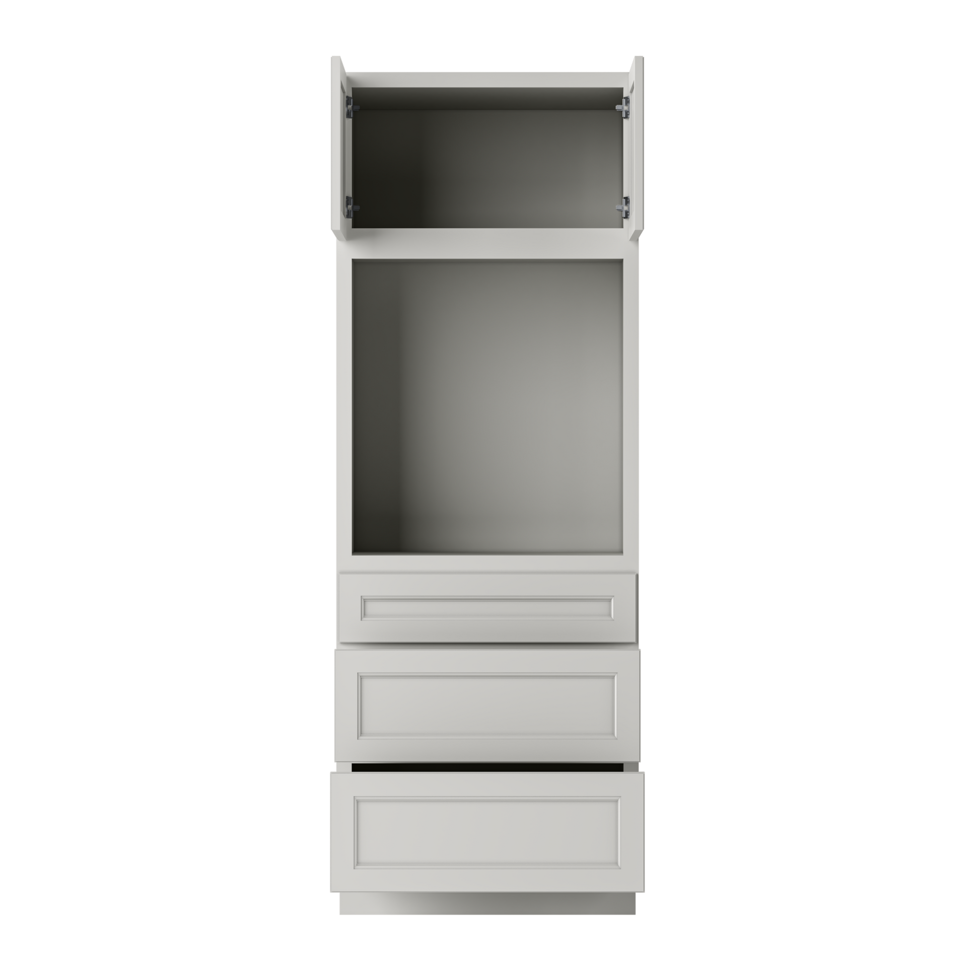 Oven Kitchen Cabinet OC3084 Milan Pearl 30 in. width 84 in. height 24 in. depth - Kitchen Cabinets