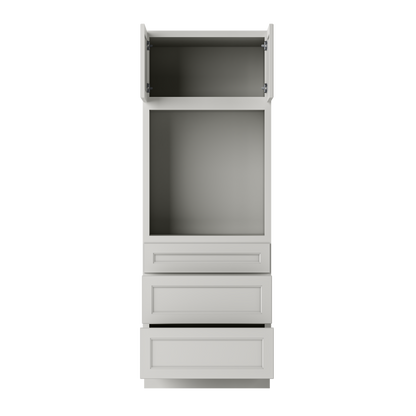 Oven Kitchen Cabinet OC3084 Milan Pearl 30 in. width 84 in. height 24 in. depth - Kitchen Cabinets