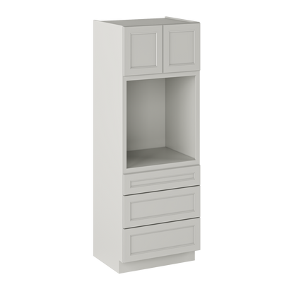 Oven Kitchen Cabinet OC3084 Milan Pearl 30 in. width 84 in. height 24 in. depth - Kitchen Cabinets