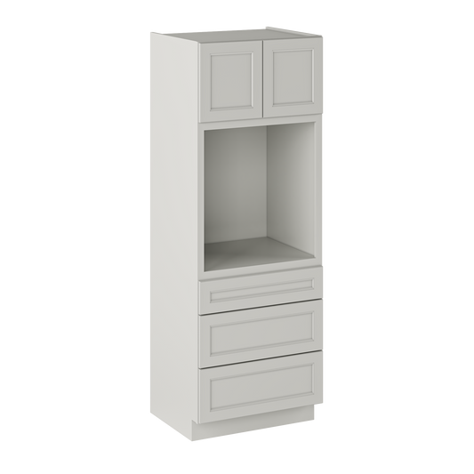 Oven Kitchen Cabinet OC3084 Milan Pearl 30 in. width 84 in. height 24 in. depth - Kitchen Cabinets