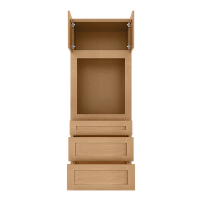 Oven Kitchen Cabinet OC3084 Shaker Toffee 30 in. width 84 in. height 24 in. depth - Kitchen Cabinets