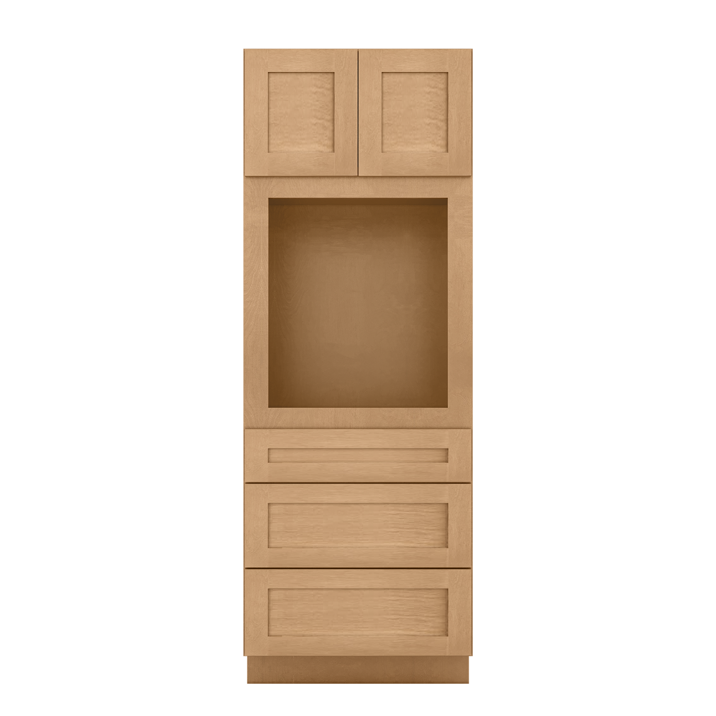 Oven Kitchen Cabinet OC3084 Shaker Toffee 30 in. width 84 in. height 24 in. depth - Kitchen Cabinets