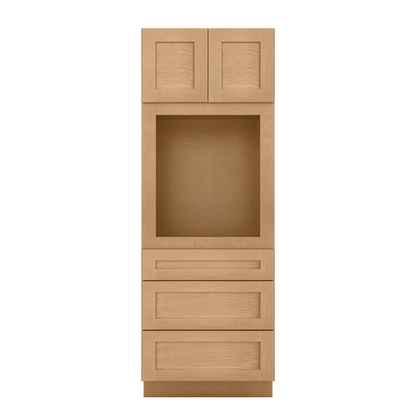 Oven Kitchen Cabinet OC3084 Shaker Toffee 30 in. width 84 in. height 24 in. depth - Kitchen Cabinets