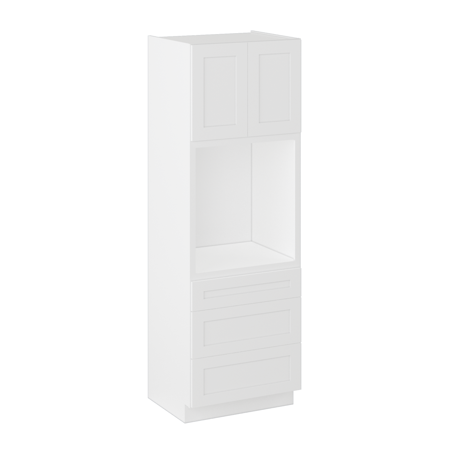 Oven Kitchen Cabinet OC3090 Alpina White LessCare 30 in. width 90 in. height 24 in. depth - Kitchen Cabinets