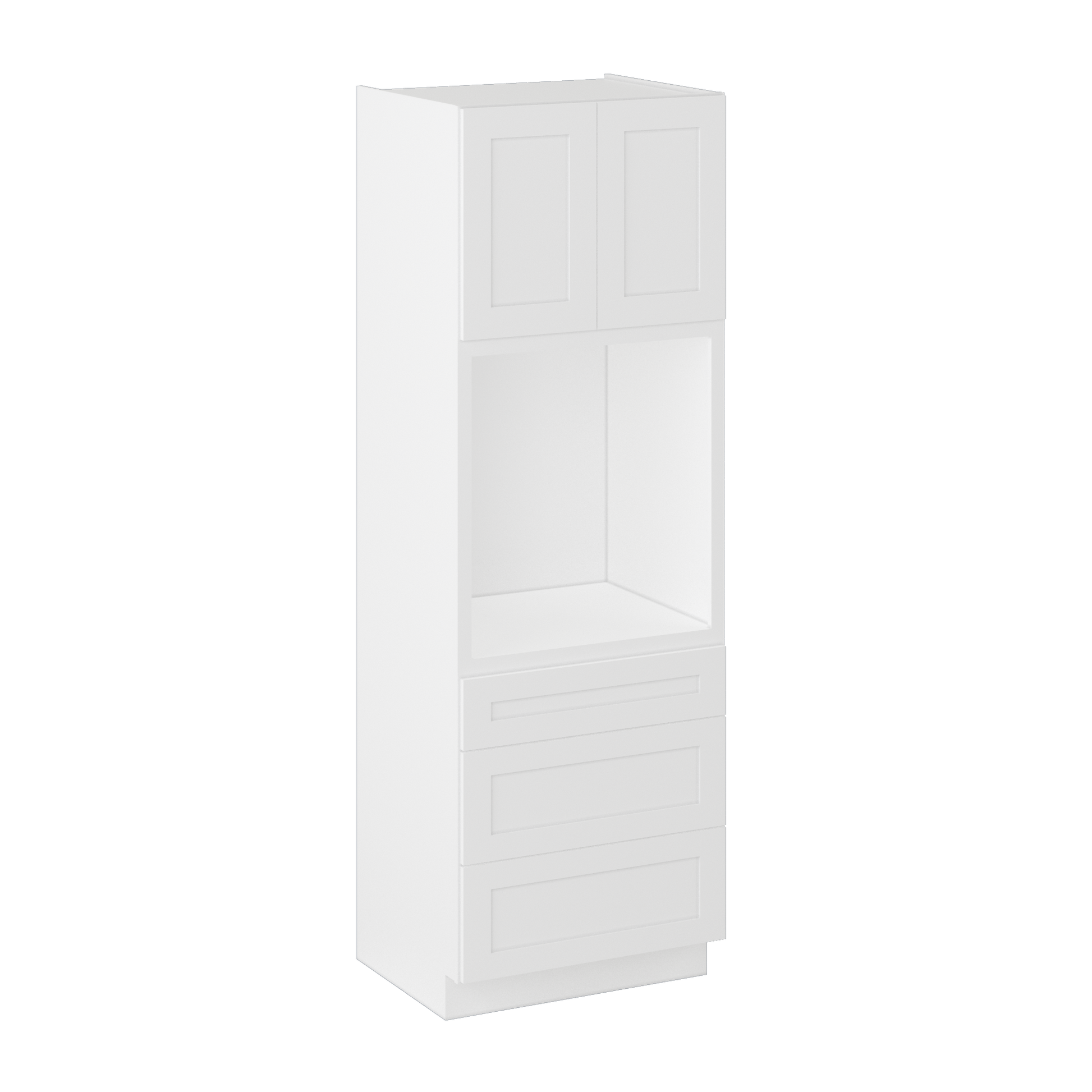 Oven Kitchen Cabinet OC3090 Alpina White LessCare 30 in. width 90 in. height 24 in. depth - Kitchen Cabinets