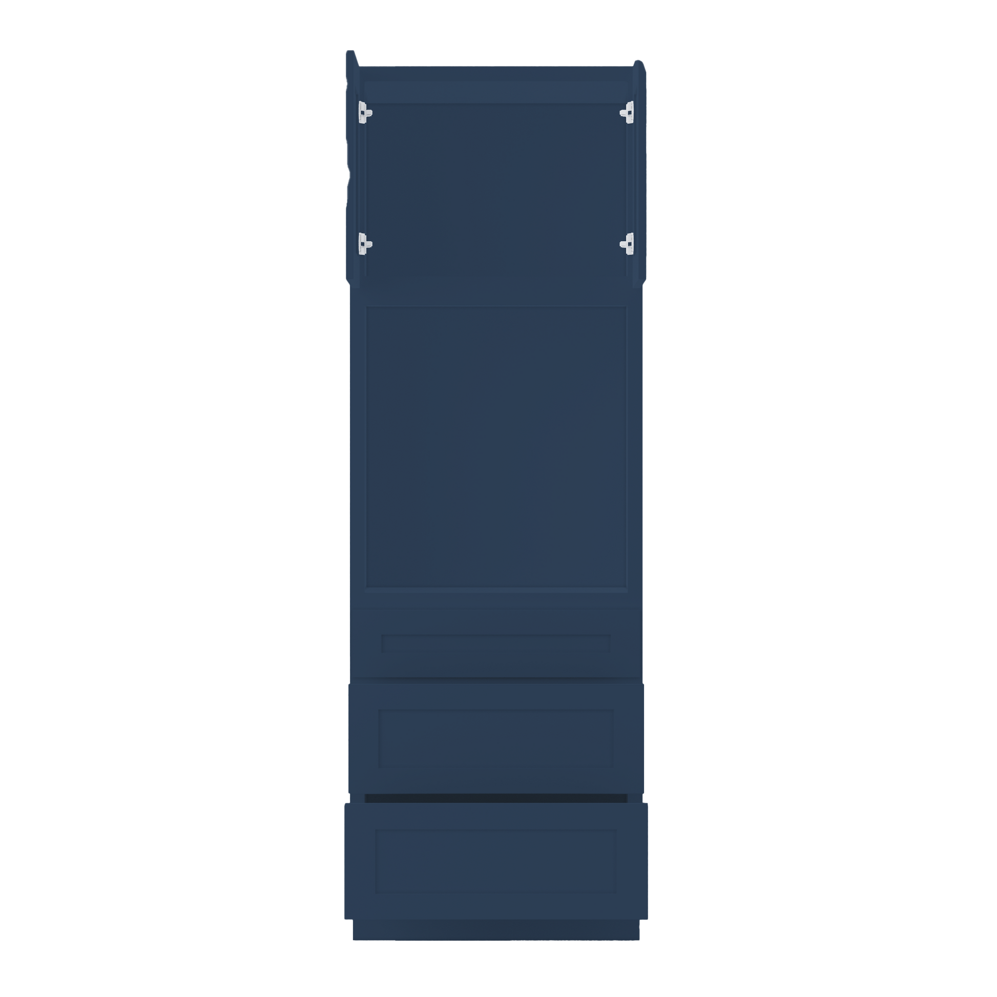 Oven Kitchen Cabinet OC3090 Danbury Blue LessCare 30 in. width 90 in. height 24 in. depth - Kitchen Cabinets