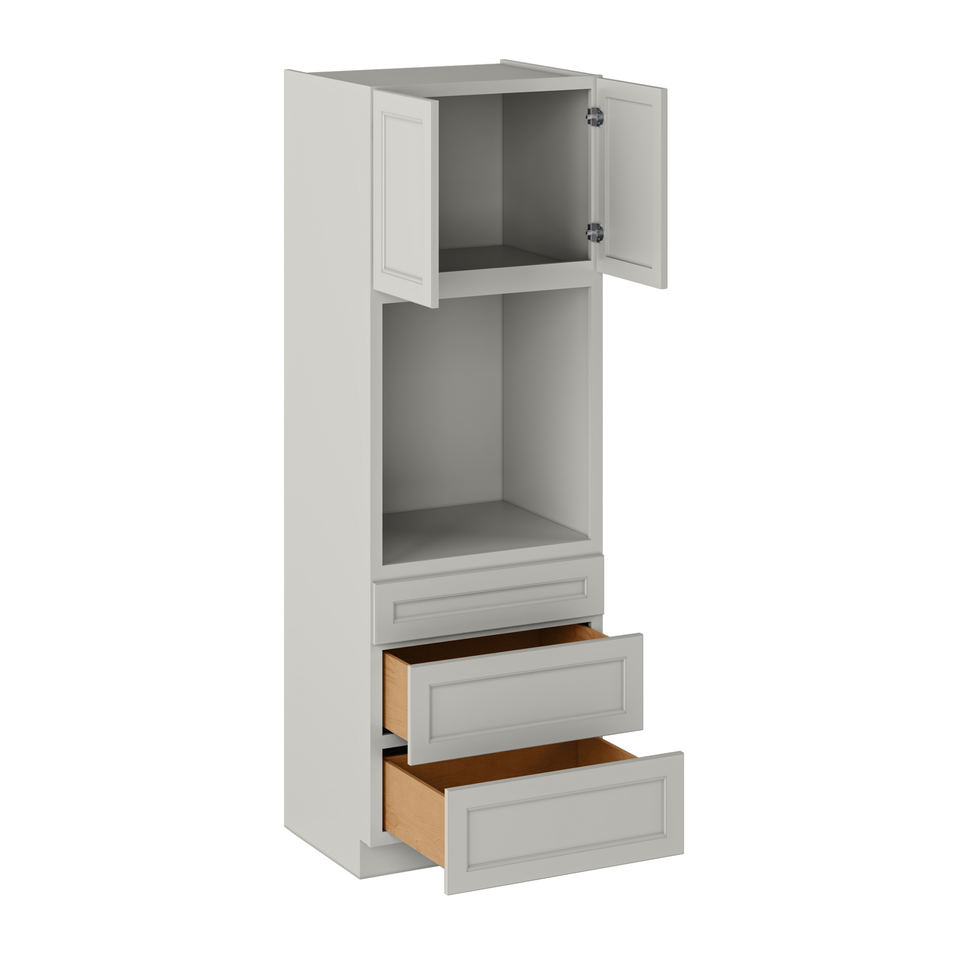 Oven Kitchen Cabinet OC3090 Milan Pearl 30 in. width 90 in. height 24 in. depth - Kitchen Cabinets