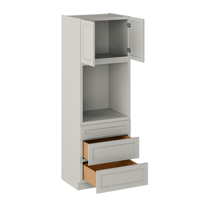 Oven Kitchen Cabinet OC3090 Milan Pearl 30 in. width 90 in. height 24 in. depth - Kitchen Cabinets