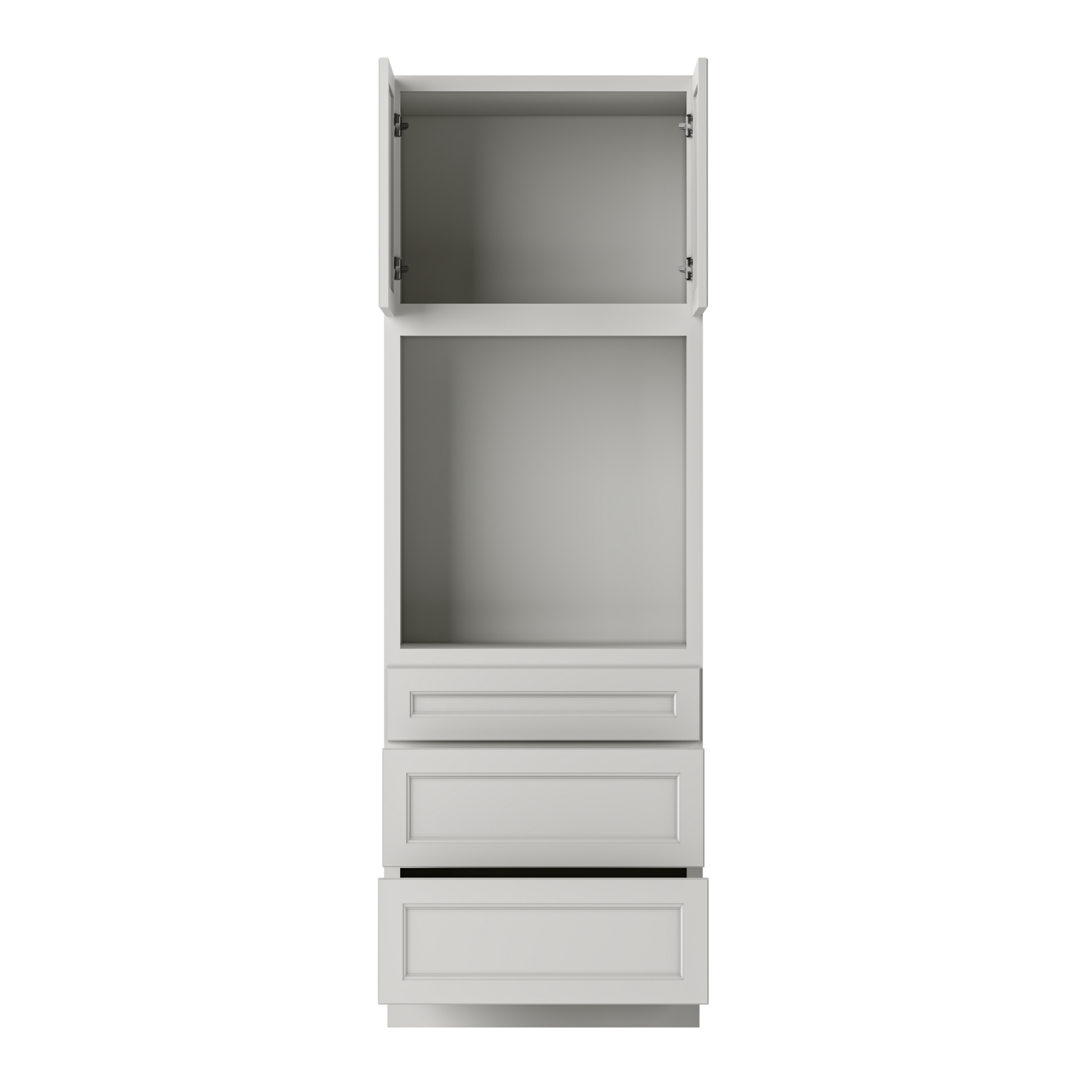 Oven Kitchen Cabinet OC3090 Milan Pearl 30 in. width 90 in. height 24 in. depth - Kitchen Cabinets