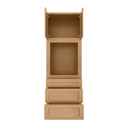 Oven Kitchen Cabinet OC3090 Shaker Toffee 30 in. width 90 in. height 24 in. depth - Kitchen Cabinets