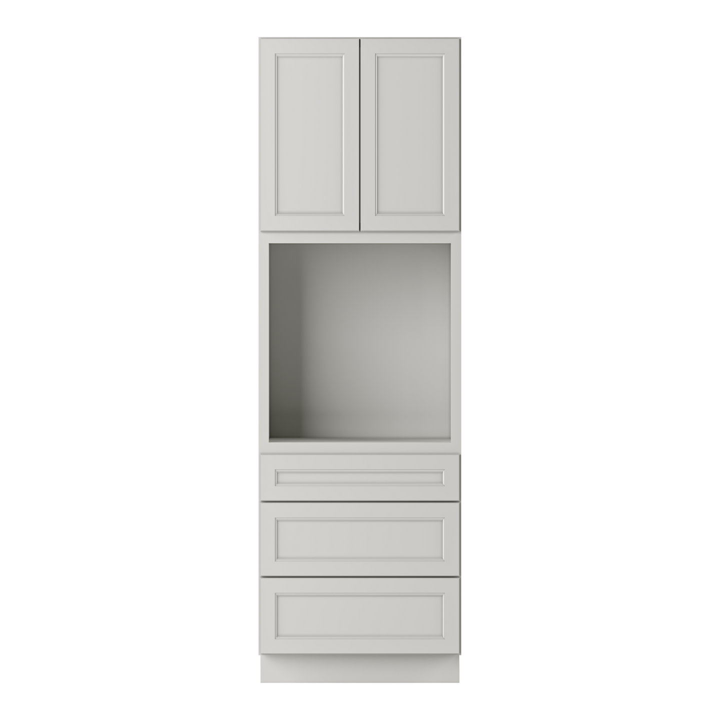 Oven Kitchen Cabinet OC3096 Milan Pearl 30 in. width 96 in. height 24 in. depth - Kitchen Cabinets