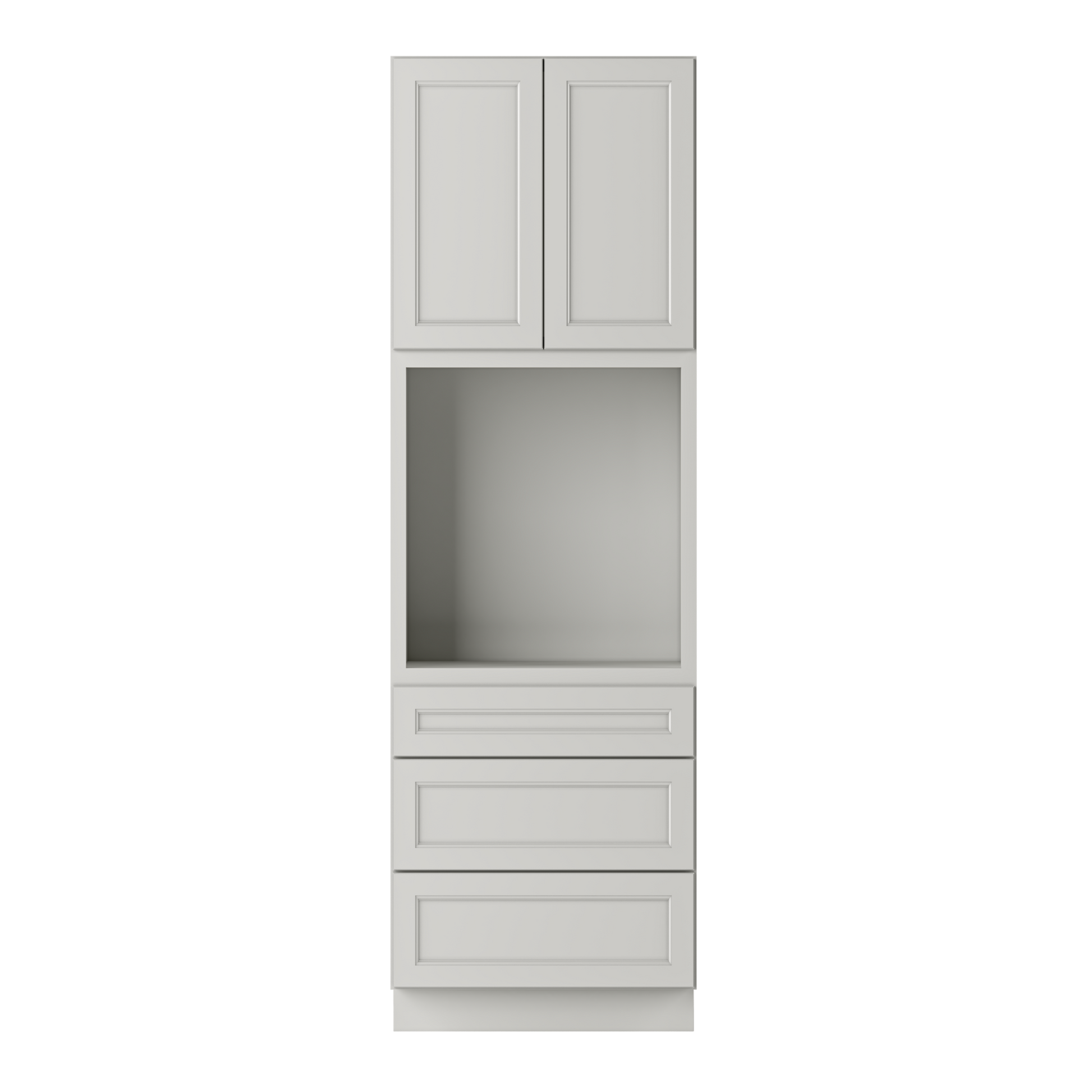Oven Kitchen Cabinet OC3096 Milan Pearl 30 in. width 96 in. height 24 in. depth - Kitchen Cabinets