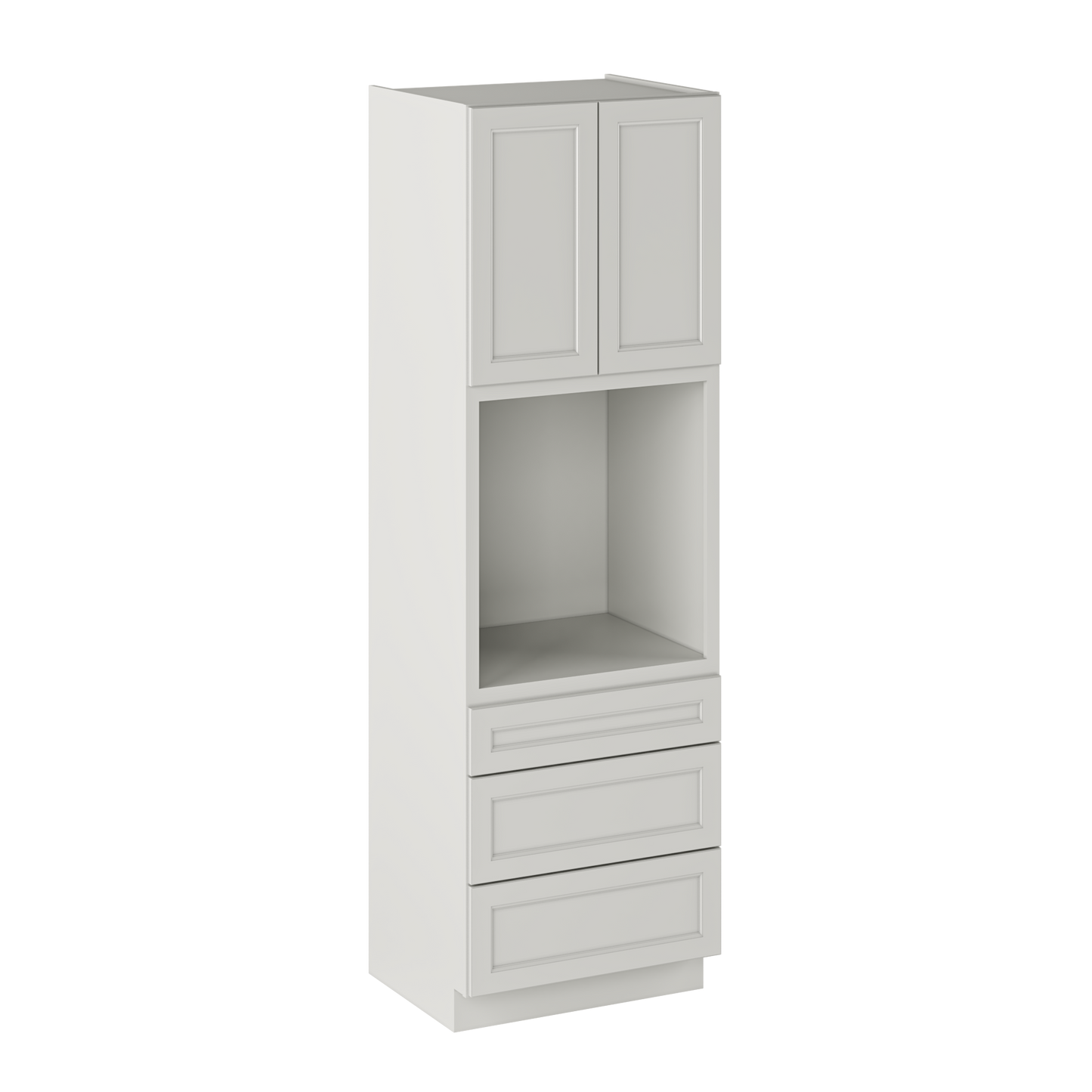 Oven Kitchen Cabinet OC3096 Milan Pearl 30 in. width 96 in. height 24 in. depth - Kitchen Cabinets