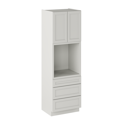 Oven Kitchen Cabinet OC3096 Milan Pearl 30 in. width 96 in. height 24 in. depth - Kitchen Cabinets