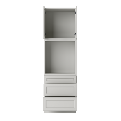 Oven Kitchen Cabinet OC3096 Milan Pearl 30 in. width 96 in. height 24 in. depth - Kitchen Cabinets