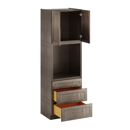 Oven Kitchen Cabinet OC3096 Milan Slate 30 in. width 96 in. height 24 in. depth - Kitchen Cabinets
