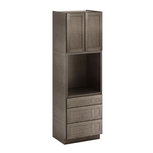 Oven Kitchen Cabinet OC3096 Milan Slate 30 in. width 96 in. height 24 in. depth - Kitchen Cabinets