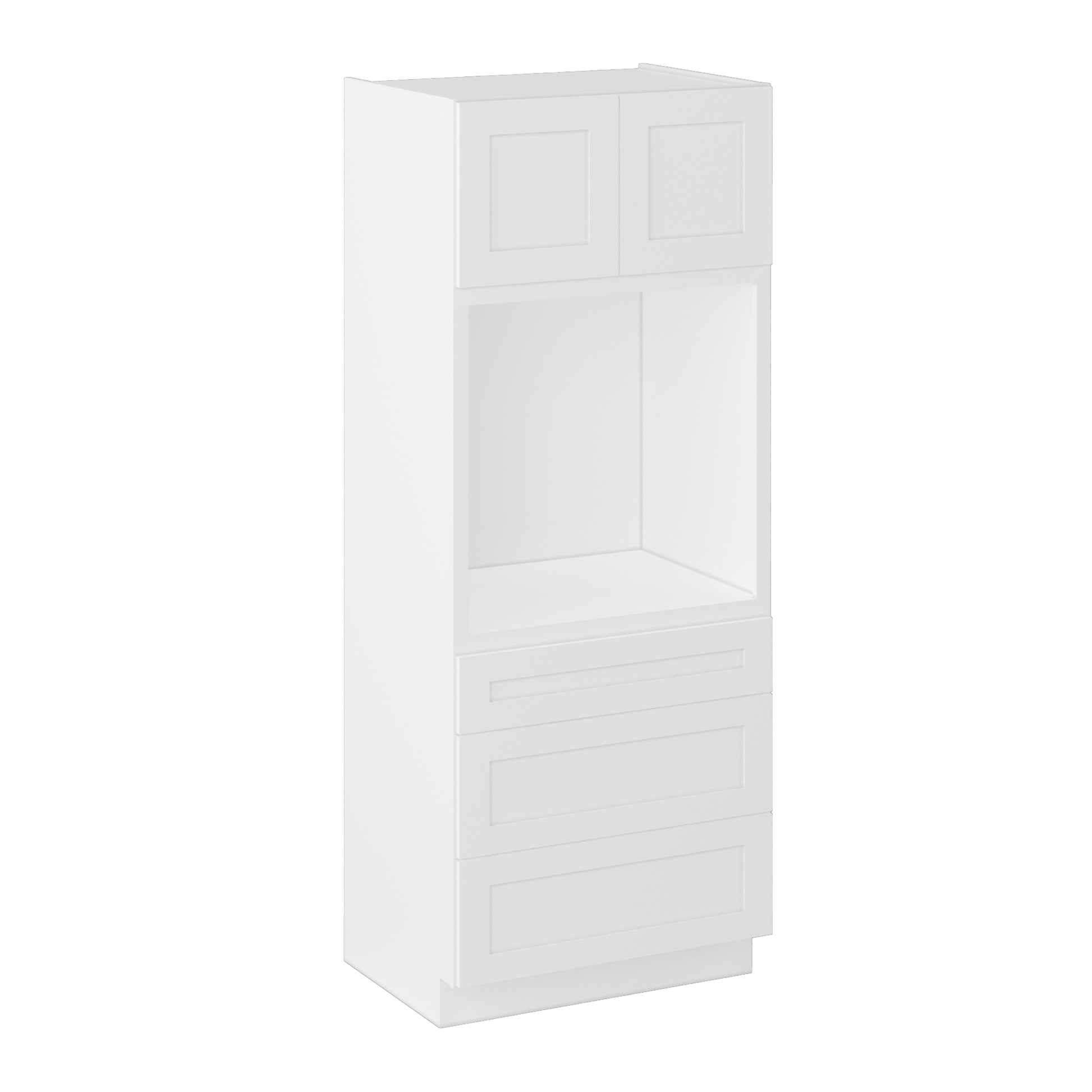 Oven Kitchen Cabinet OC3384 Alpina White LessCare 33 in. width 84 in. height 24 in. depth - Kitchen Cabinets