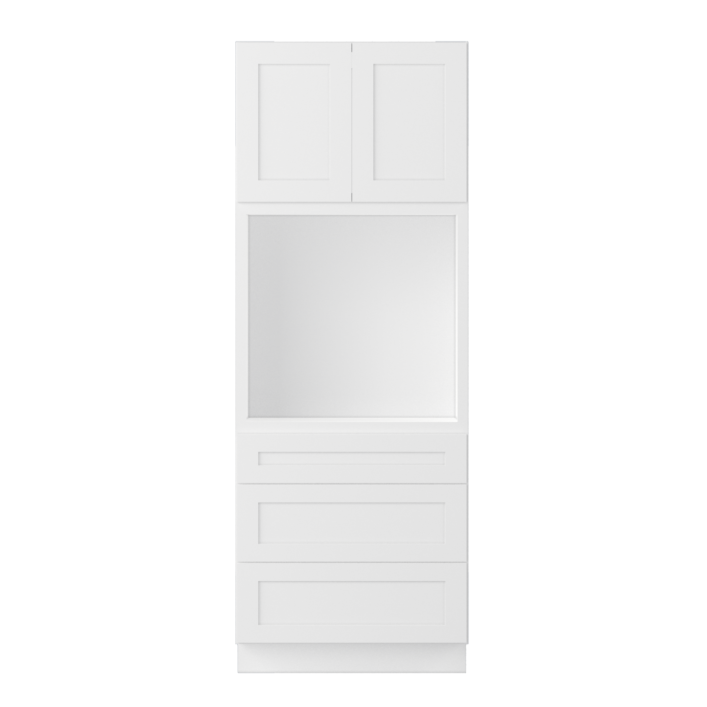 Oven Kitchen Cabinet OC3390 Alpina White LessCare 33 in. width 90 in. height 24 in. depth - Kitchen Cabinets