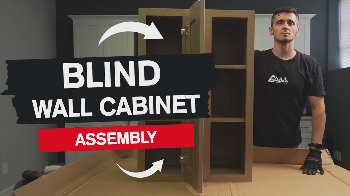 Blind Wall Cabinet Assembly