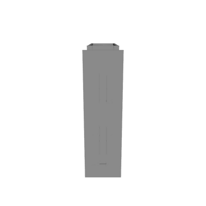 Base Kitchen Cabinet B09 Colonial Gray LessCare 9 in. width 34.5 in. height 24 in. depth