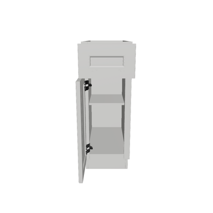 Base Kitchen Cabinet B12 Milan Pearl 12 in. width 34.5 in. height 24 in. depth