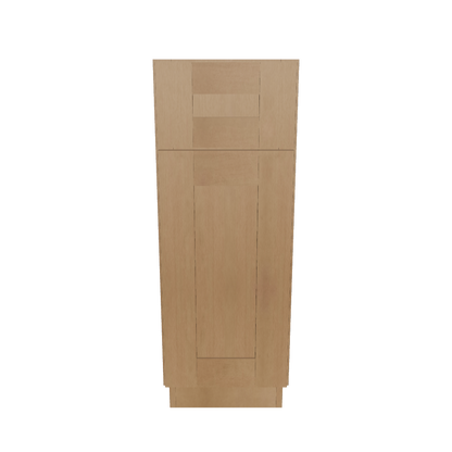 Base Kitchen Cabinet B12 Shaker Toffee 12 in. width 34.5 in. height 24 in. depth