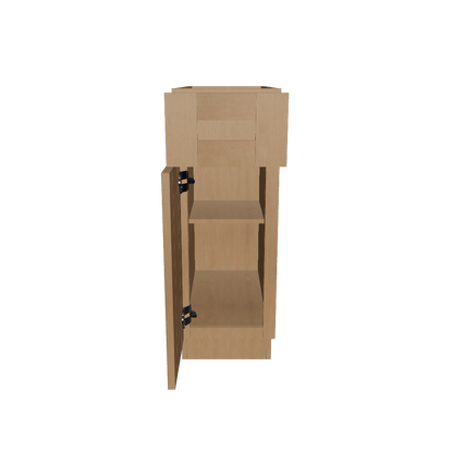 Base Kitchen Cabinet B12 Shaker Toffee 12 in. width 34.5 in. height 24 in. depth