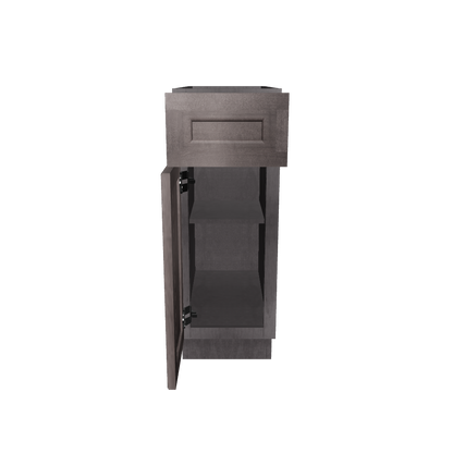 Base Kitchen Cabinet B12 Milan Slate 12 in. width 34.5 in. height 24 in. depth