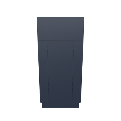 Base Kitchen Cabinet B15 Danbury Blue LessCare 15 in. width 34.5 in. height 24 in. depth