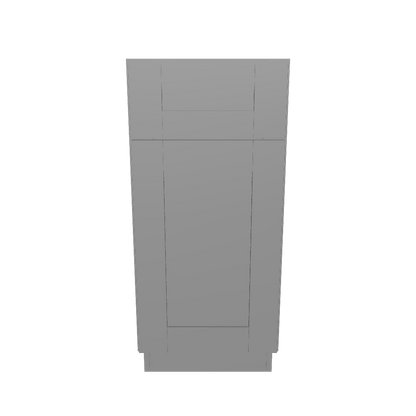 Base Kitchen Cabinet B15 Colonial Gray LessCare 15 in. width 34.5 in. height 24 in. depth
