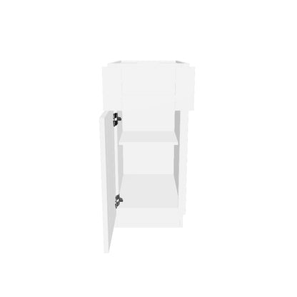 Base Kitchen Cabinet B15 Alpina White LessCare 15 in. width 34.5 in. height 24 in. depth