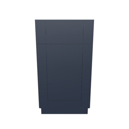 Base Kitchen Cabinet B18 Danbury Blue LessCare 18 in. width 34.5 in. height 24 in. depth