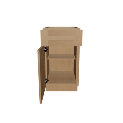 Base Kitchen Cabinet B18 Shaker Toffee 18 in. width 34.5 in. height 24 in. depth