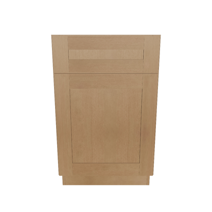 Base Kitchen Cabinet B21 Shaker Toffee 21 in. width 34.5 in. height 24 in. depth