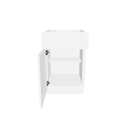 Base Kitchen Cabinet B21 Alpina White LessCare 21 in. width 34.5 in. height 24 in. depth