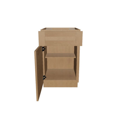 Base Kitchen Cabinet B21 Shaker Toffee 21 in. width 34.5 in. height 24 in. depth