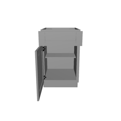 Base Kitchen Cabinet B21 Colonial Gray LessCare 21 in. width 34.5 in. height 24 in. depth