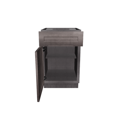 Base Kitchen Cabinet B21 Milan Slate 21 in. width 34.5 in. height 24 in. depth