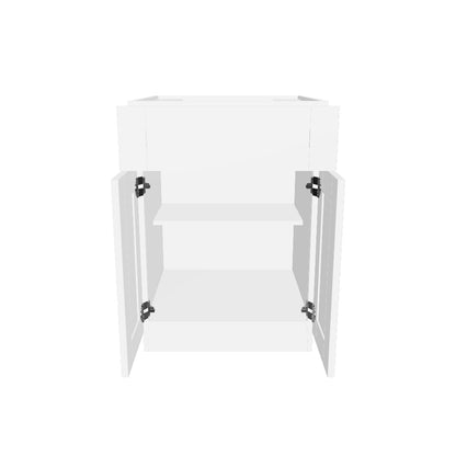 Base Kitchen Cabinet B24 Alpina White LessCare 24 in. width 34.5 in. height 24 in. depth