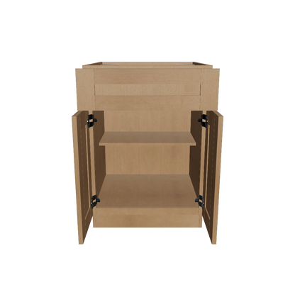 Base Kitchen Cabinet B24 Shaker Toffee 24 in. width 34.5 in. height 24 in. depth