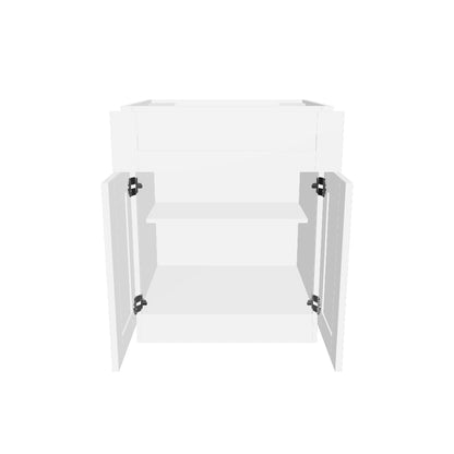 Base Kitchen Cabinet B27 Alpina White LessCare 27 in. width 34.5 in. height 24 in. depth