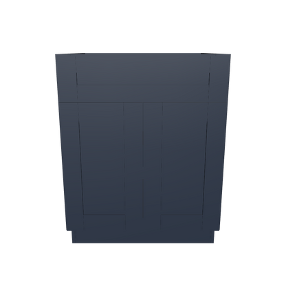 Base Kitchen Cabinet B27 Danbury Blue LessCare 27 in. width 34.5 in. height 24 in. depth