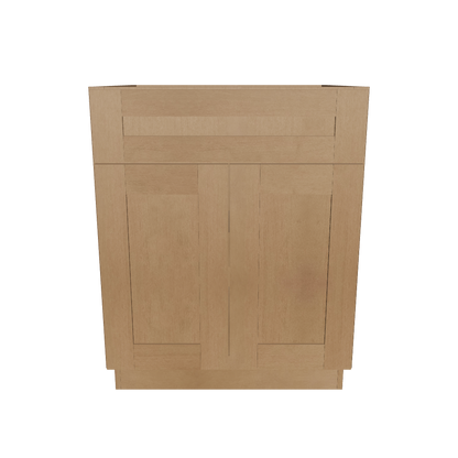 Base Kitchen Cabinet B27 Shaker Toffee 27 in. width 34.5 in. height 24 in. depth